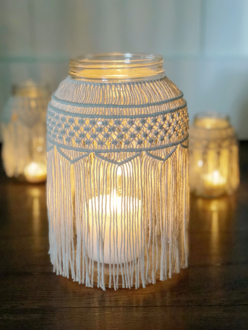 Video Tutorial Large Macrame Jar Pattern image 3