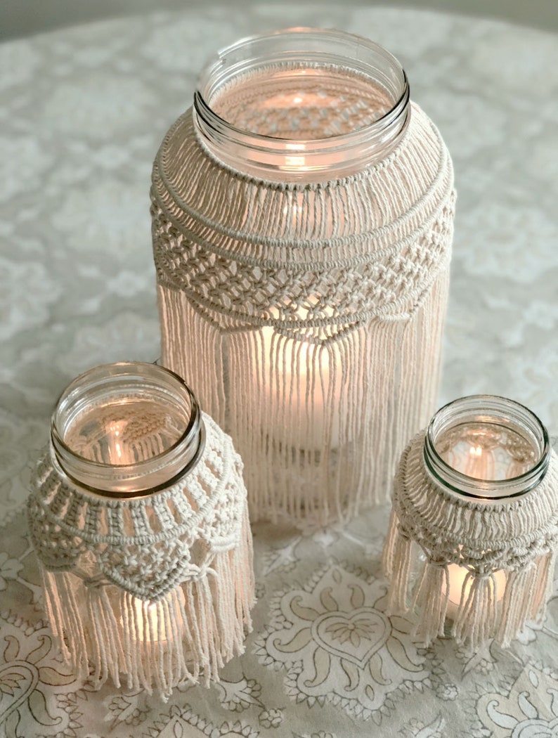 Video Tutorial Large Macrame Jar Pattern image 4