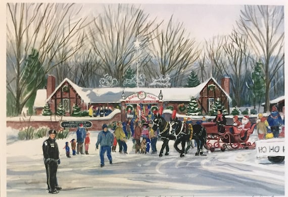 Torrington Christmas Village 2022 Torrington Celebration Wall Art Of Christmas Village A | Etsy Canada