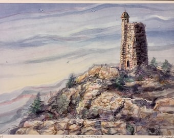 Skytop Tower at Mohonk, internationally renowned landmark of the Hudson Valley, historical crown of the Mohonk Preserve.