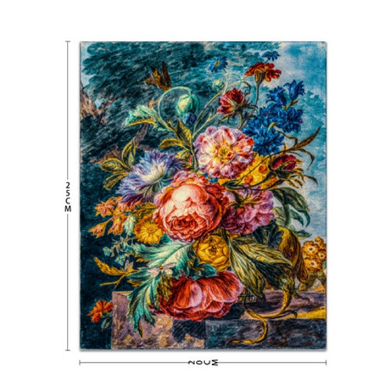 Oil Painting Roses, Large Flower Painting, Oil Painting Printed, Fine Art Wall, Floral Wall Art Prints, Flower All Sizes Sign Wooden Plaque