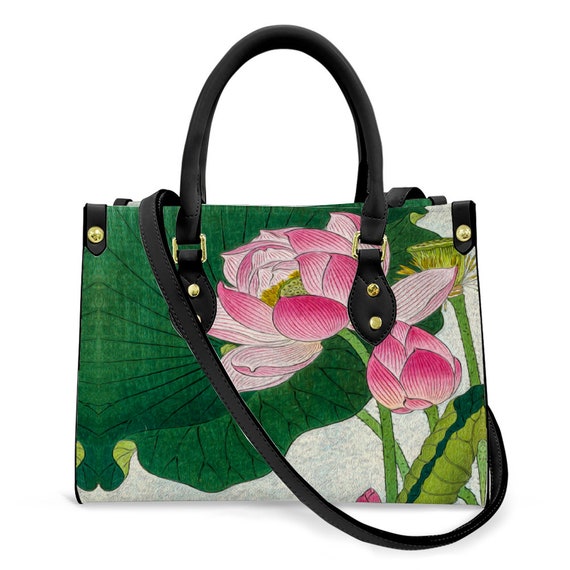 Floral Handbag, Floral Designer crossbody bag. Floral print Artificial Leather handbags for women, casual shoulder bag, designer handbags.