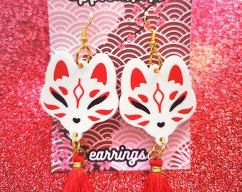 Kitsune Earrings