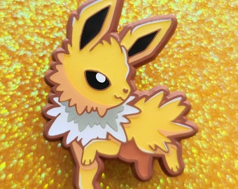 Colorful Electric Fox Pin