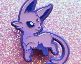 Colorful Psychic Fox Pin