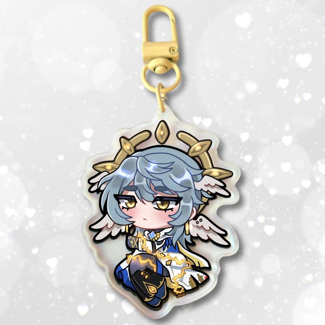 Sunday Keychain: HSR Honkai Star Rail, Double-sided Acrylic Charm - Etsy