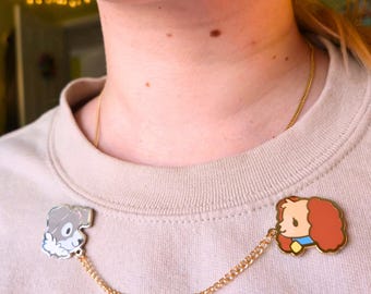 Lady & Tramp Collar Pins
