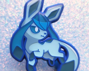 Colorful Ice Fox Pin