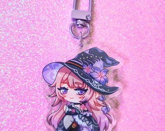 Herta Keychain: HSR Honkai Star Rail, Double-Sided Acrylic Charm