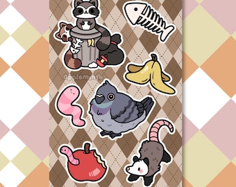Trash Pals Sticker Sheet
