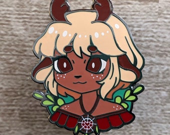 Doe Hard Enamel Pin - Black Nickel Plating