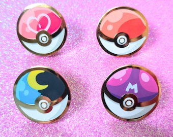 Pokeball Enamel Pins