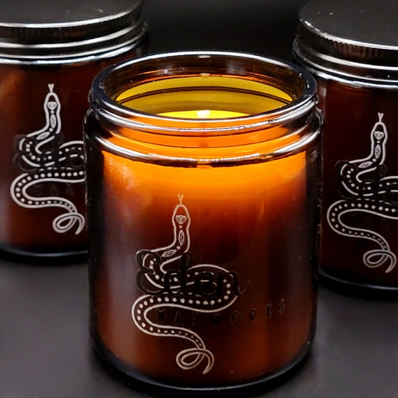 Beeswax Jar Candle | Witchy Woods | Oak, Amber, Clove, Ginger