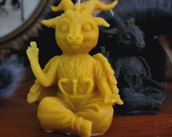 Baphomet Handmade Beeswax Candle