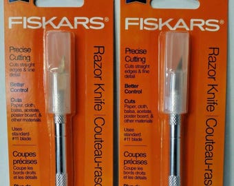 Fiskars 96007097J Precise Cutting Craft Knife 2PKS