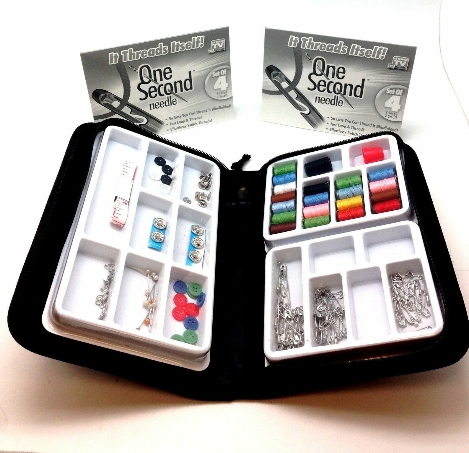 8 Piece One Second Needle 4690 as Seen on TV Bonus 130 Piece Etsy