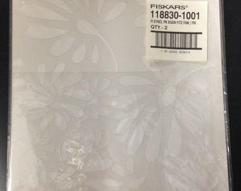 Fiskars 118830-1001 Fitz Fan Decorative Stencil Set (2 Stencils)