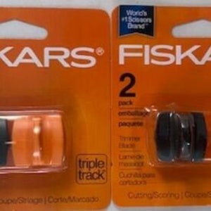 Fiskars 01-001555J TripleTrack High Profile Replacement Type I Blades, Cut & Score 2 Packs
