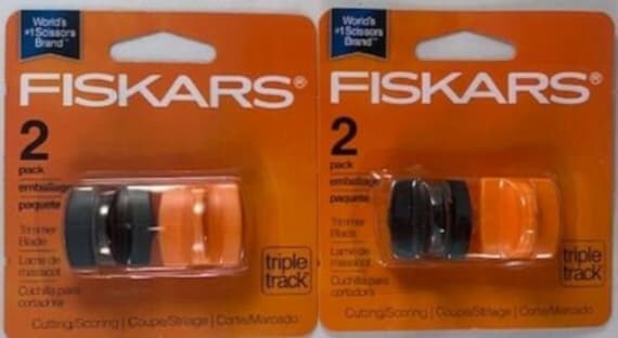 Fiskars Blades For Personal Trimmers 2 Pack Orange Mid