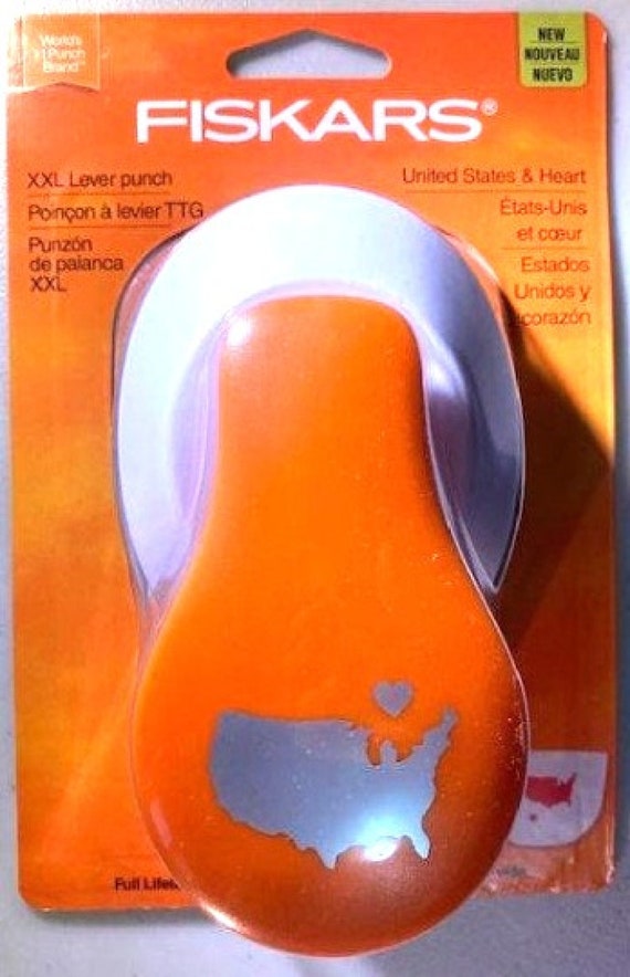 Fiskars Lever Hole Punch Heart Design