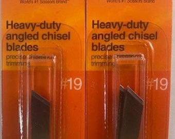 Fiskars 164150 Heavy-duty #19 Angled Chisel Blades 2 - 5-Packs