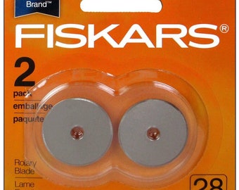 Fiskars 195410-1002 Rotary Cutting Blades 28mm (2 Pack)