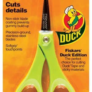 Fiskars 154110-1006 Non-Stick Duck Edition Detail Scissors (5&quot;)
