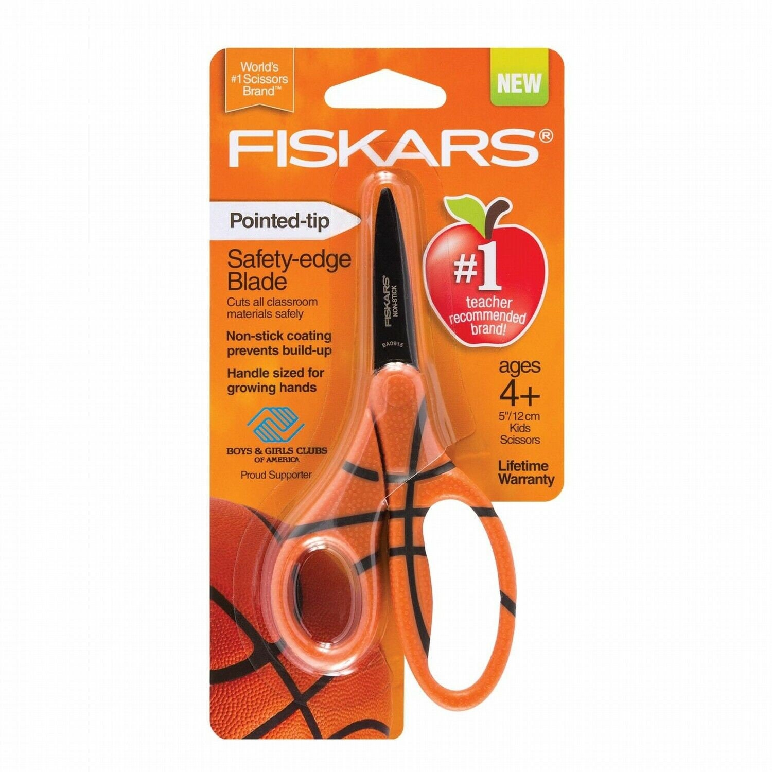 Fiskars Our Finest Contoured Scissors 8 Pointed Red Left Handed