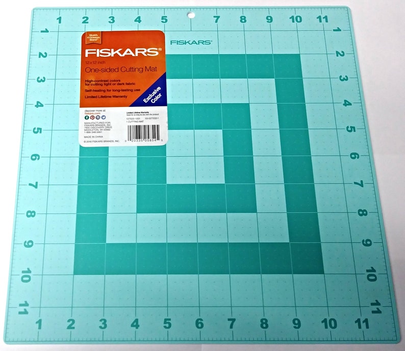Fiskars 137020 1001 12 X 12 One Sided Self Healing Etsy