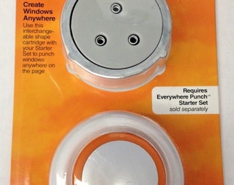 Fiskars 01-005564 Circle Everywhere Punch Window Maker Cartridge For Starter Set