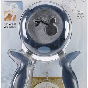 FIskars 101650-1001 BRRR... Snowman, Large Easy Squeeze Punch image 1