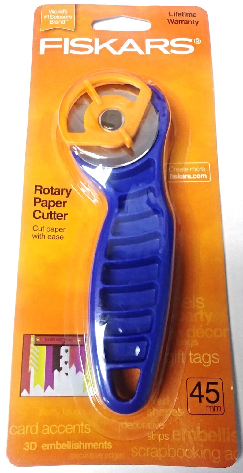 Fiskars 1954701002 Rotary Paper Cutter 45mm Etsy