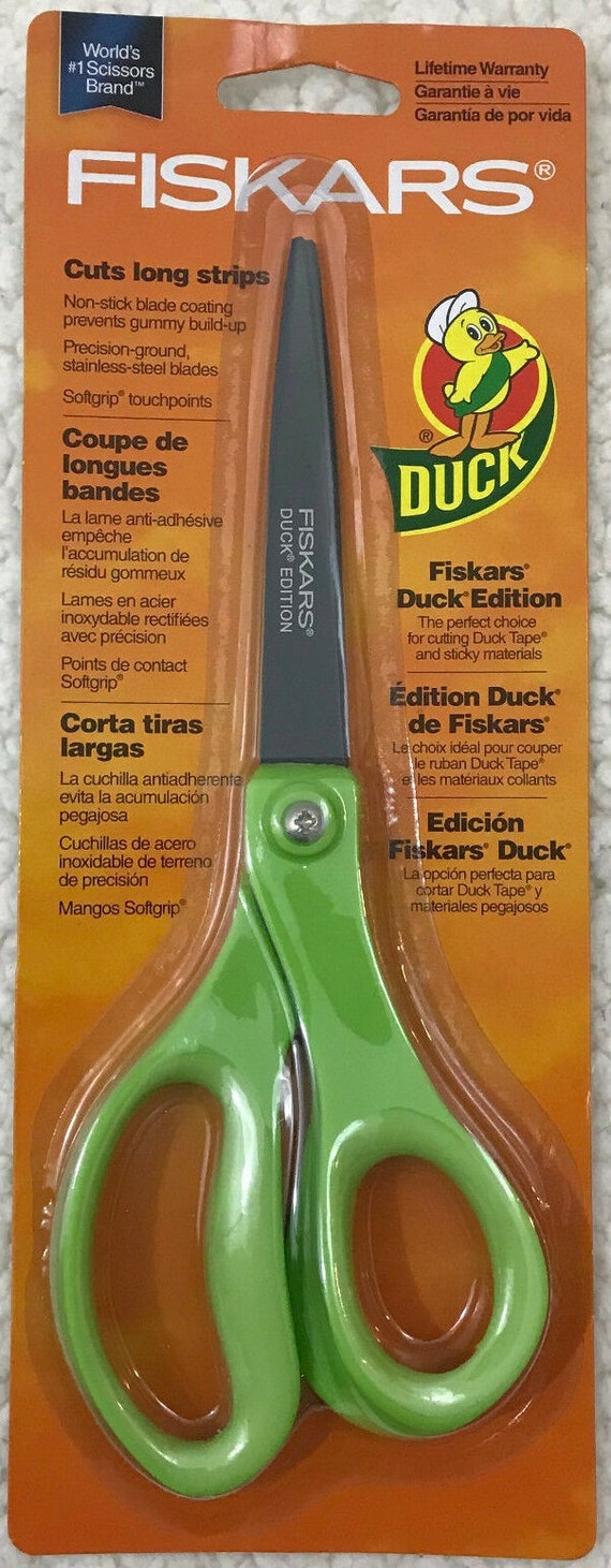 Fiskars Non-Stick Scissors, 8 in, Orange