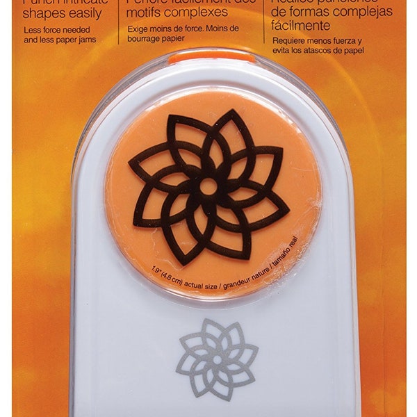 Fiskars 124000-1002 Petals On Point Intricate Shape Punch (2")