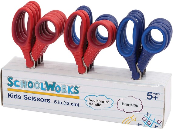 Fiskars Kids Scissors - Blunt Tip 5 - SoftGrip (Assorted Color)