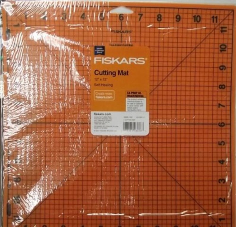 Fiskars 186080 12 X 12 Self Healing Cutting Mat Etsy