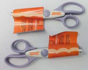 Fiskars 192140 Wavy Cloud Paper Edger Scissors 2pcs