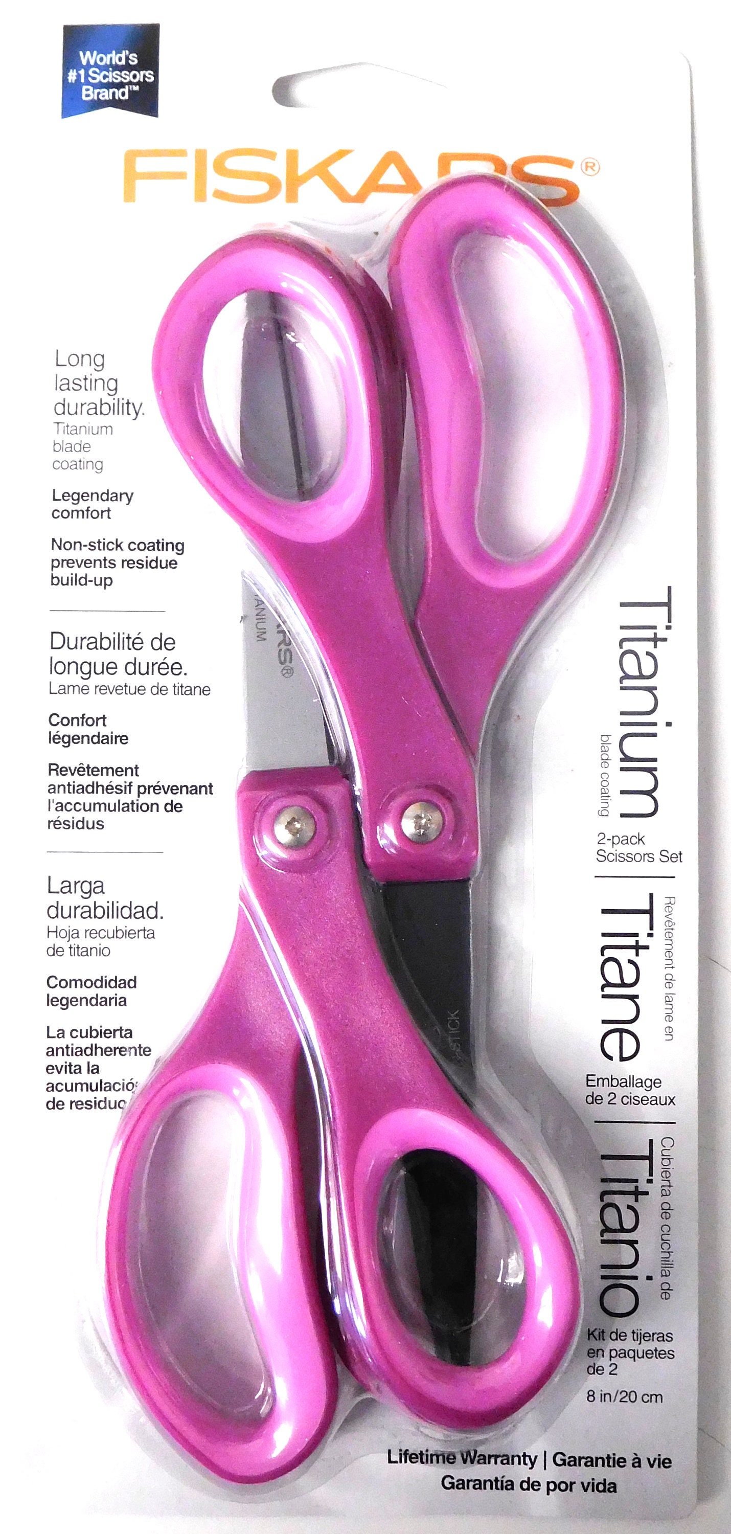 Fiskars 195160-1006 Folding Travel Scissors TSA Approved 2pc