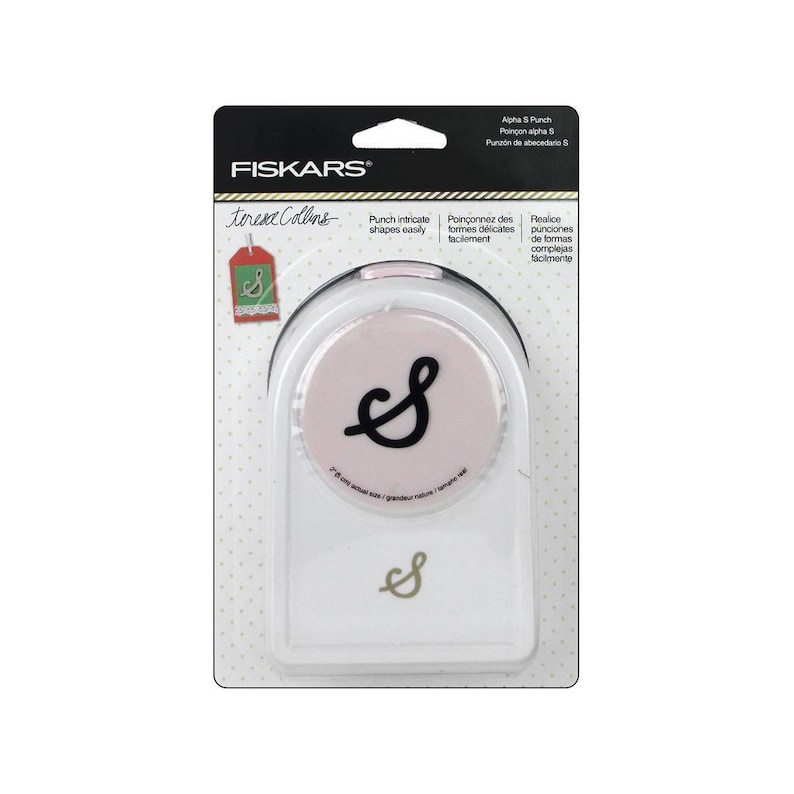 2 Fiskars 117240-1001 Teresa Collins Alpha-S Intricate Shape Punch