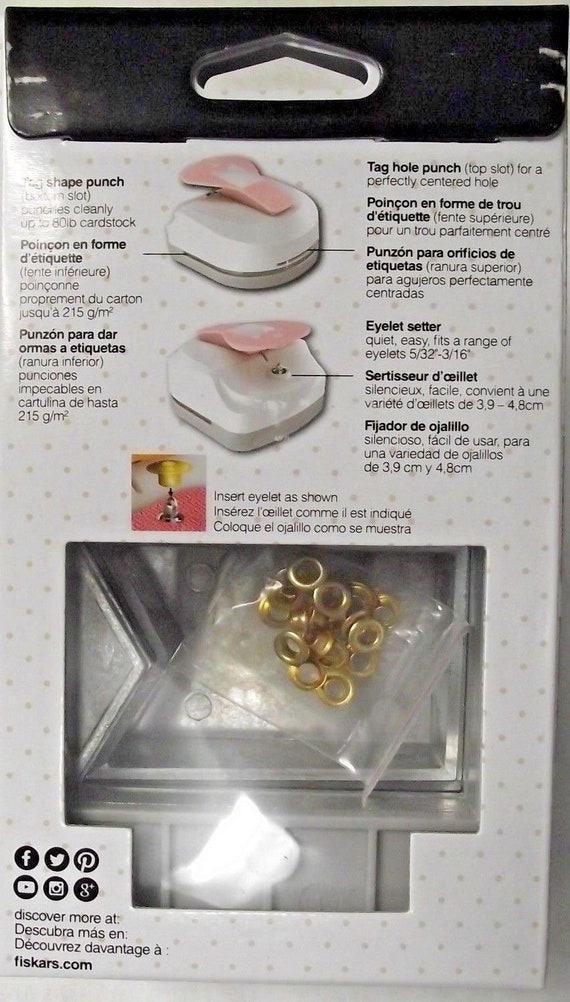 Fiskars 177060 1001 Teresa Collins Banner Tag Maker Punch With Etsy