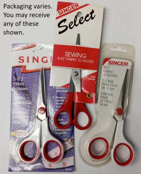 Singer 00448 5-1/2 Fabric Sewing Scissors FREE Quick Fix Travel Kit 