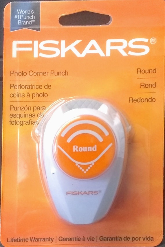 Fiskars 123020-1001 Round Photo Corner Punch 