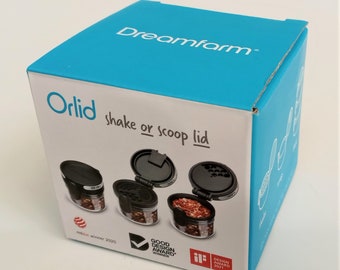 Orlid Dreamfarm DFOL7053 Stackable Glass Container Spice Jar Store Seed Beads 1 Jar Etsy