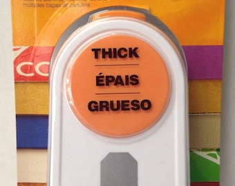 Fiskars 109140-1002 Thick Material 1.5" Medium TAG Shape Punch