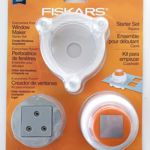 Fiskars 155630 / 01-005563 Everywhere Punch Window System Starter Set