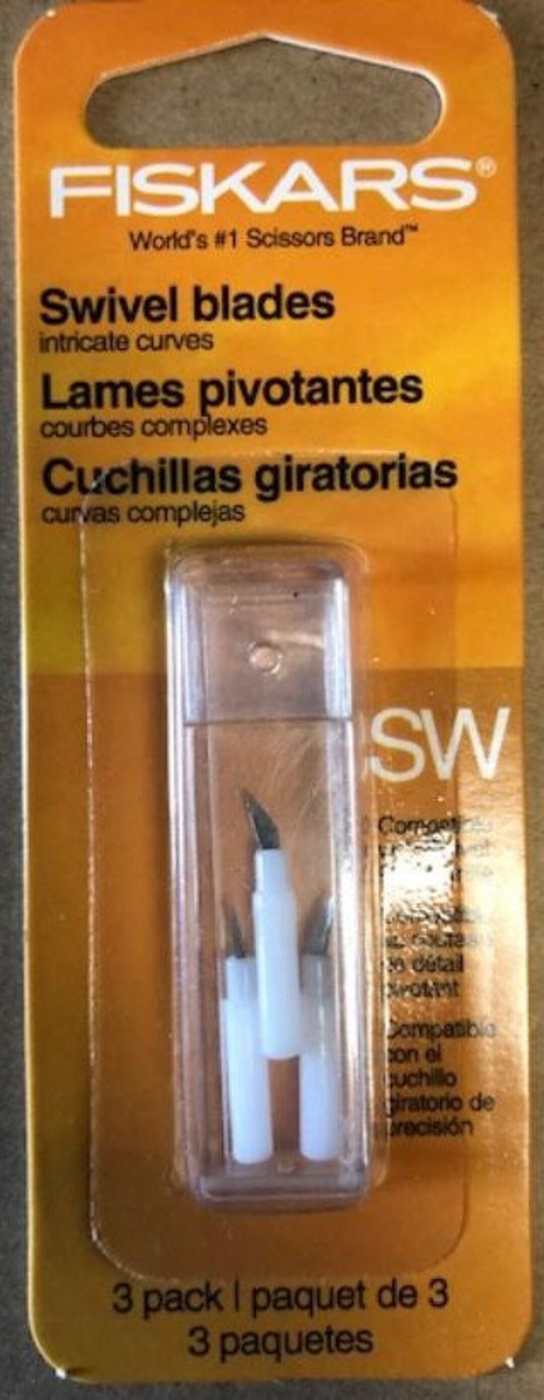 Fiskars 126060 Fingertip Control Swivel Knife Refill Blades 3pc Etsy