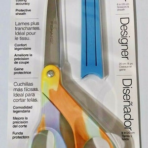 Fiskars 195512 8&quot; Designer Scissors With Sheath