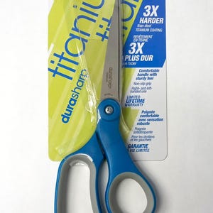 Durasharp 8" Titanium Non-Slip Cushion Grip Scissors 120380-1001