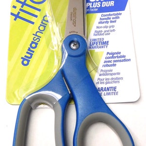 Durasharp 120380-1001 8" Titanium Non-Slip Cushion Grip Scissors