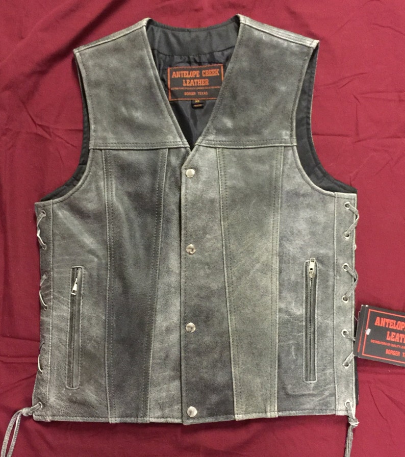 2611.GN Men's Gray Gun Pocket Vest 4XL & 5XL Etsy